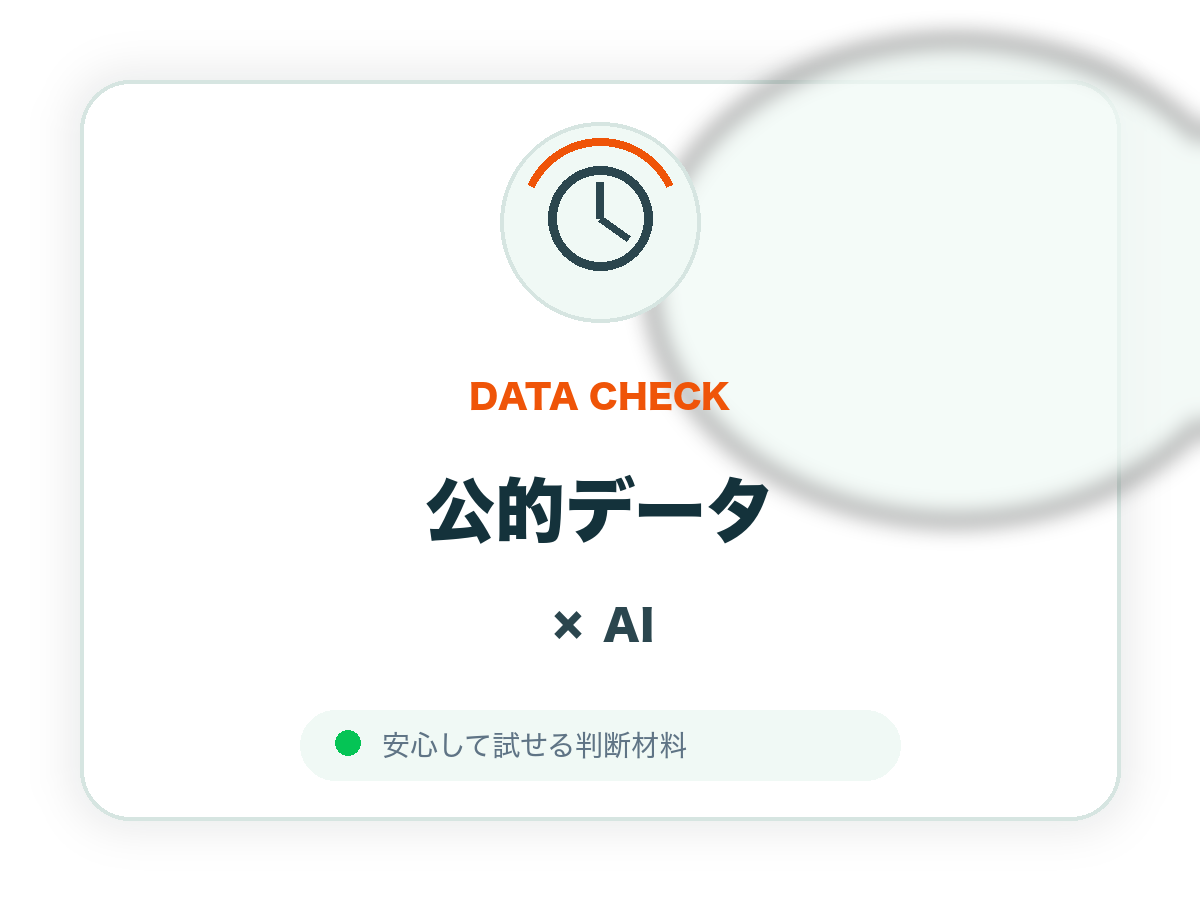 公的データとAI